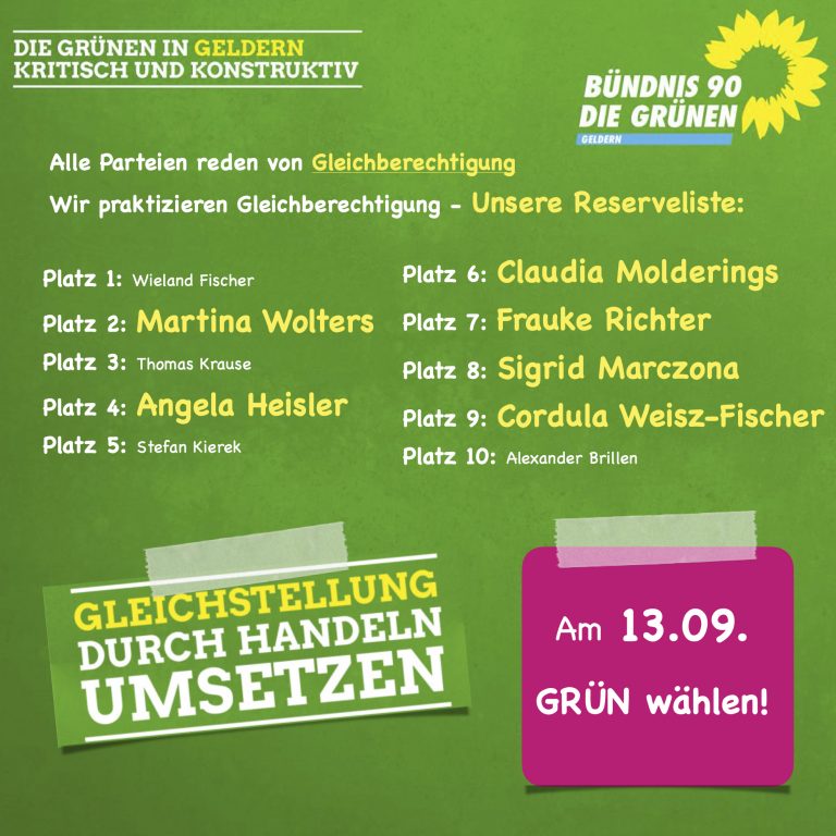Gleichberechtigung?