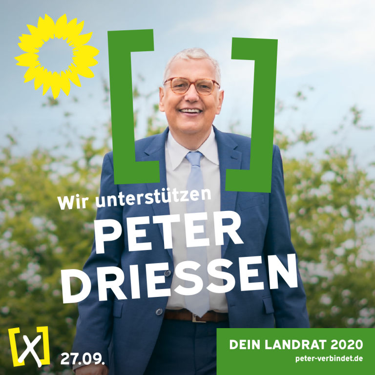 Wir wählen Peter Driessen!